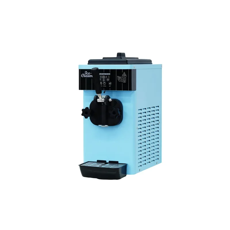 Commercial Desktop Soft Ice Cream Machine Electric Frozen Yogurt Custom Countertop Dessert Dispenser for Shop Home Use