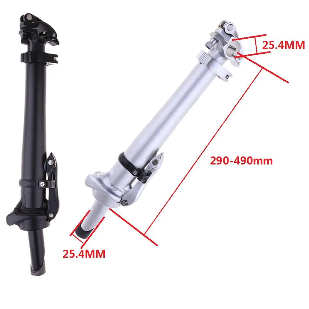 Aluminum Folding Bike Handlebar Stem Riser Adjustable Length Quill Stem Bicycle Spare Parts for Bike Building