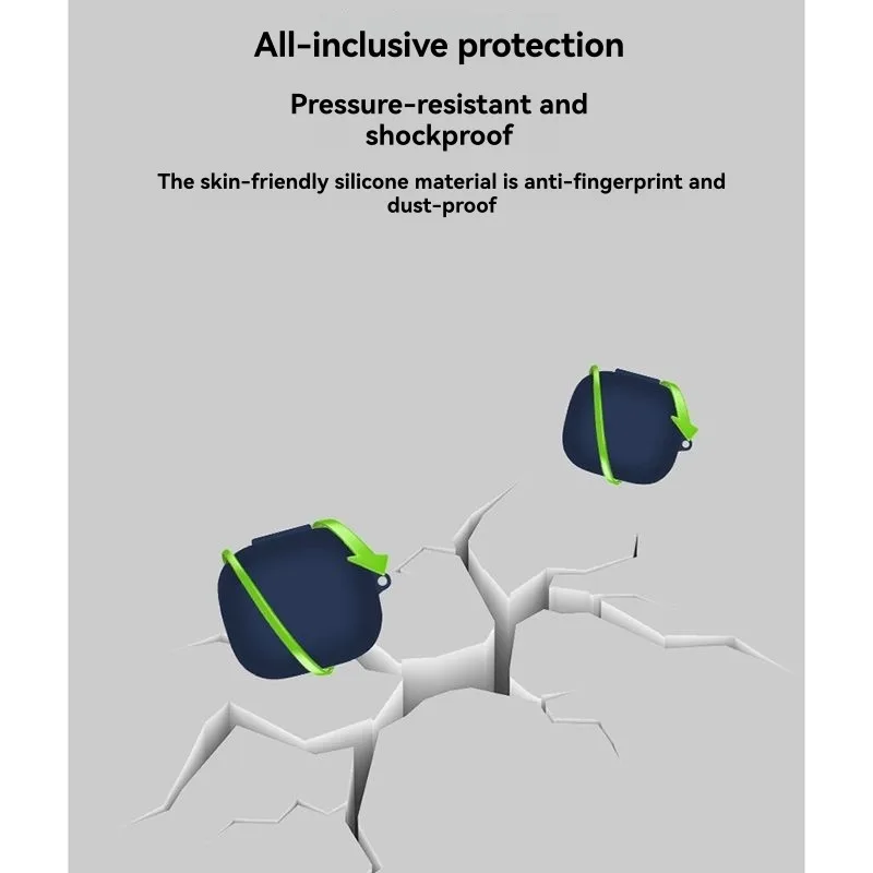 حافظة سيليكون واقية N93R مناسبة لـ Beats Powerbeats بما في ذلك ميزة تركيب الخطاف