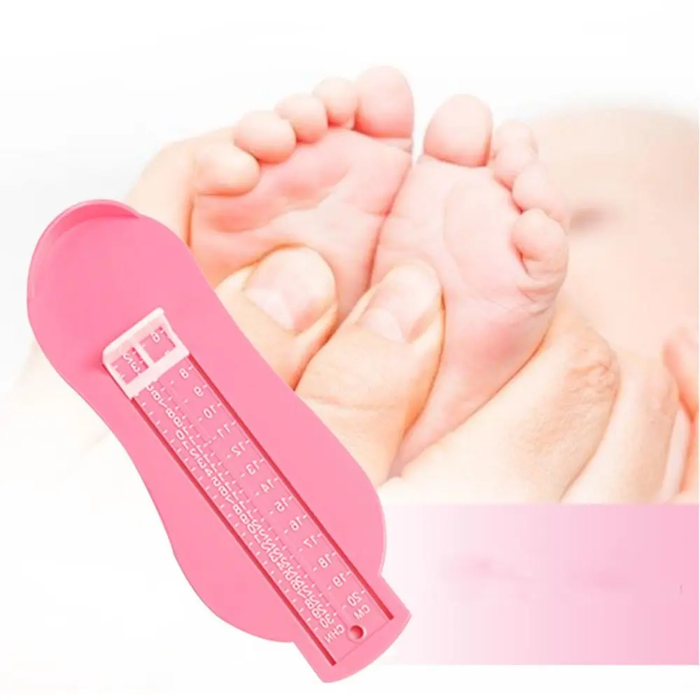 Precise Baby Foot Ruler Plastics Portable Foot Length Measuring Device Shoes Fittings Gauge Tools Child Shoes Calculator