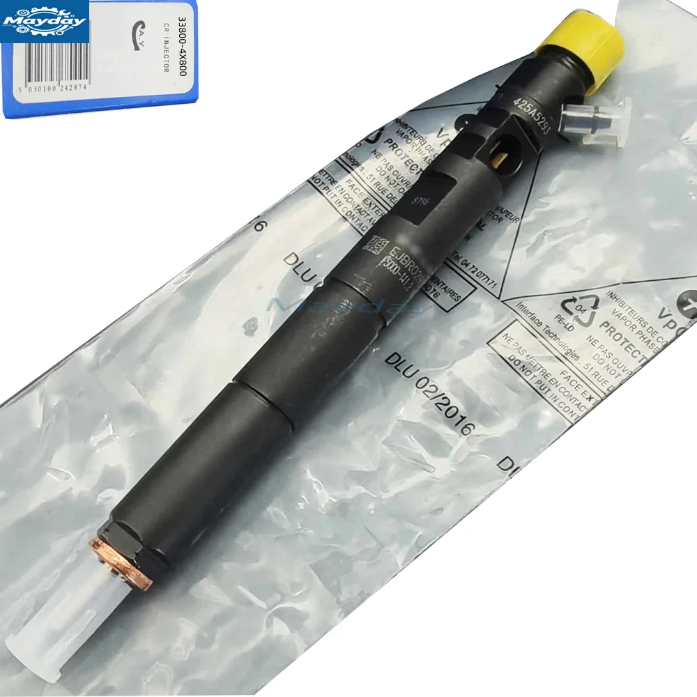 New Delph-i Common Rail Diesel Fuel Injector For Hyunda-i TERRACAN 2.9 Ki-a CARNIVAL II 2.9 CRDi EJBR02901D 33800-4X800