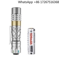 Lumintop Antman Titanium Throw mini White Flashlight 14500 cells edc torch