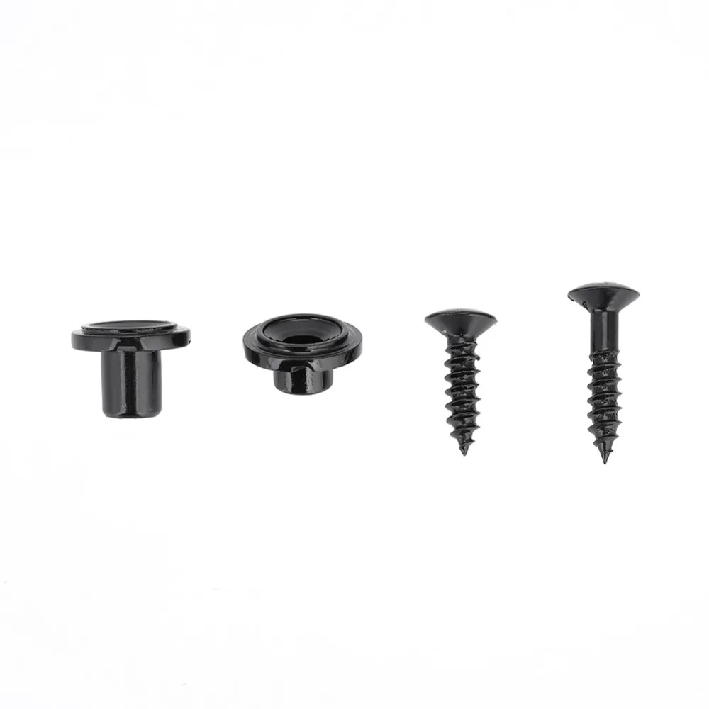 2Sets With Screw String Tree Retainer Silver Black Golden Metal Electric Guitar String Tree Guitar Accessory Part