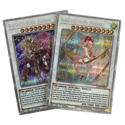 Orica yugioh-anime cards não-originais, baronne de fleur, starlight, raro, inglês, francês, alemão, diy