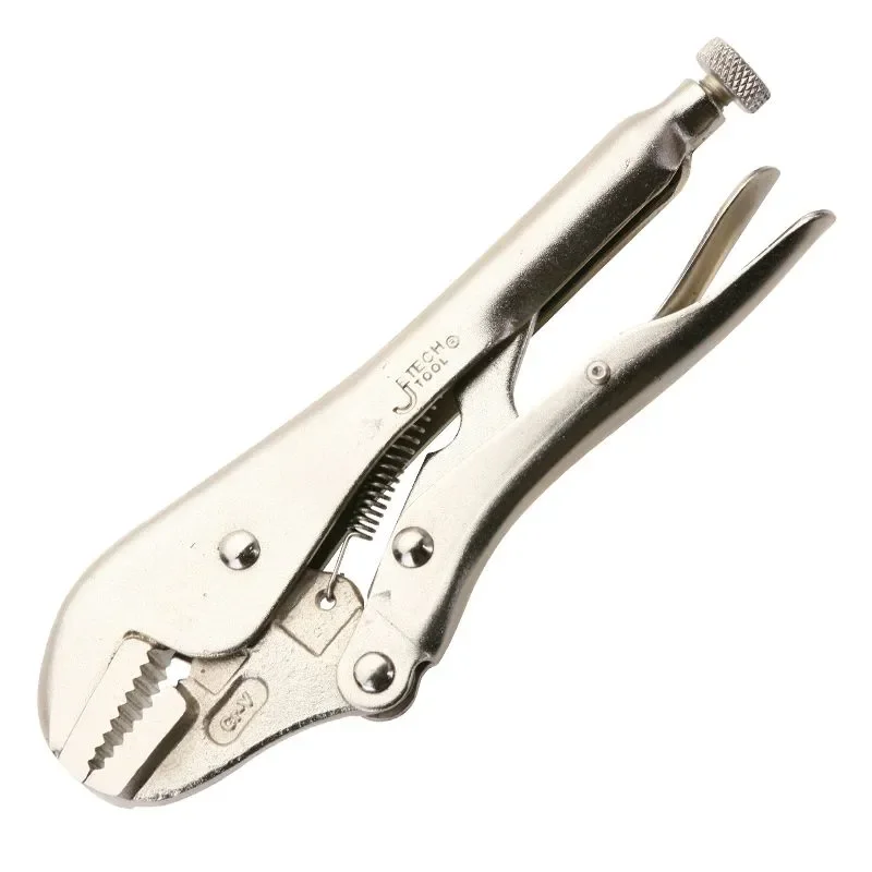 Power Pliers 7 Inch Straight Edge Quick Release Heavy Duty Steel Grip Tool for Automotive Sheet Metal Body Repair Work