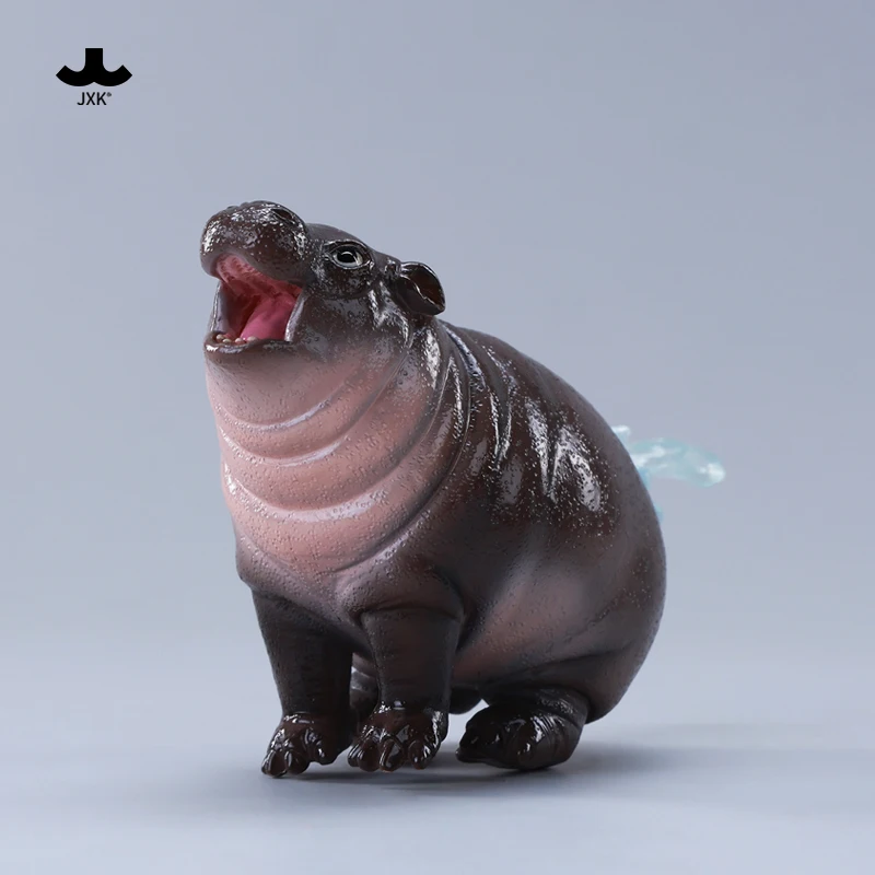 Na Stanie Jxk Hippo Moodeng 5.0 Model Zwierzęcia Ozdoba Lalka Zabawka Dekoracyjny Element Figurka Prezent