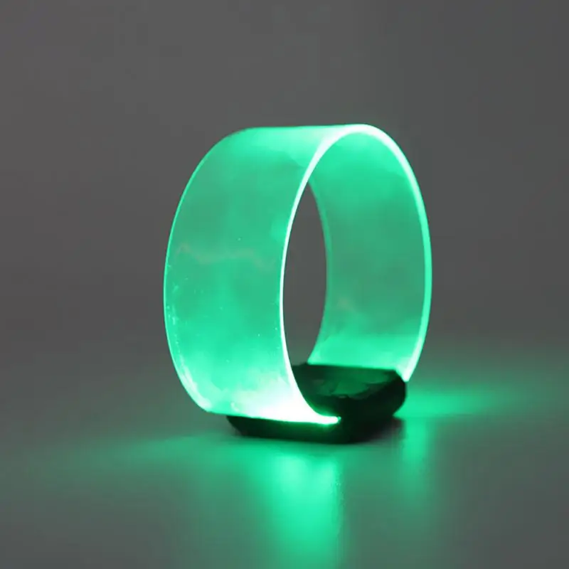 Flashing LED Luminous Bracelet Festive Rave Glow Bangle Magnetics Glowing Wristband Toy Party Bracelet Festival Bar KTV Supplies