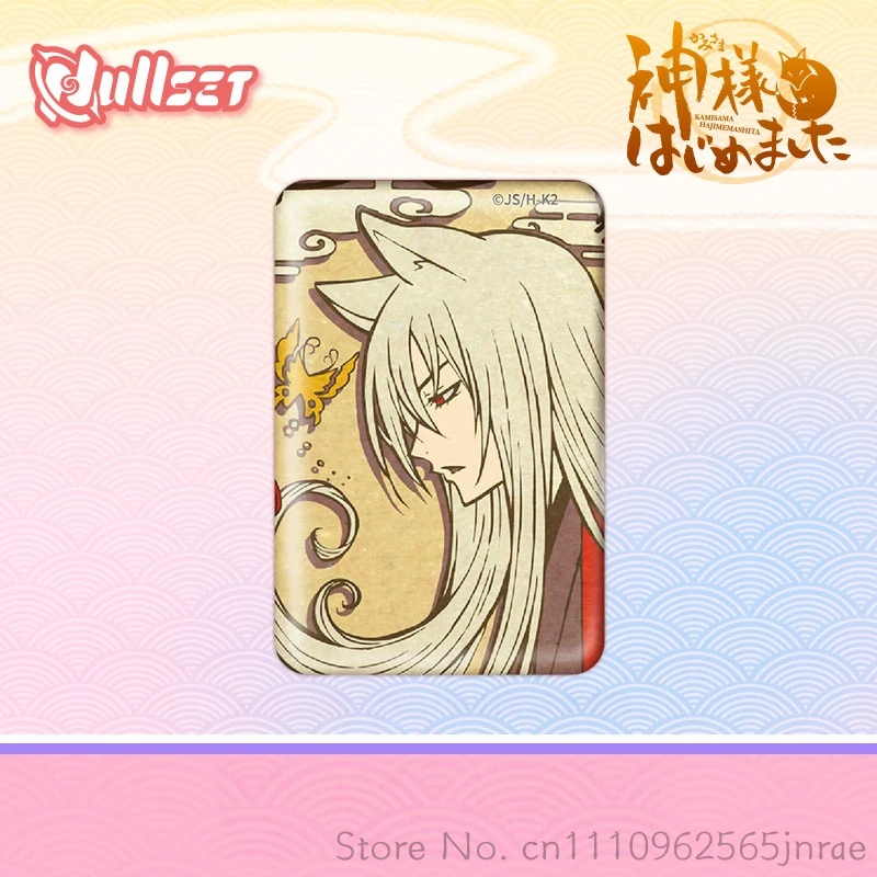 new in stockNullset Anime Badge Holographic Blue Light Kamisama Kiss Tomoe Nanami Vol.2  Collectible Anime Peripheral Decor view 6