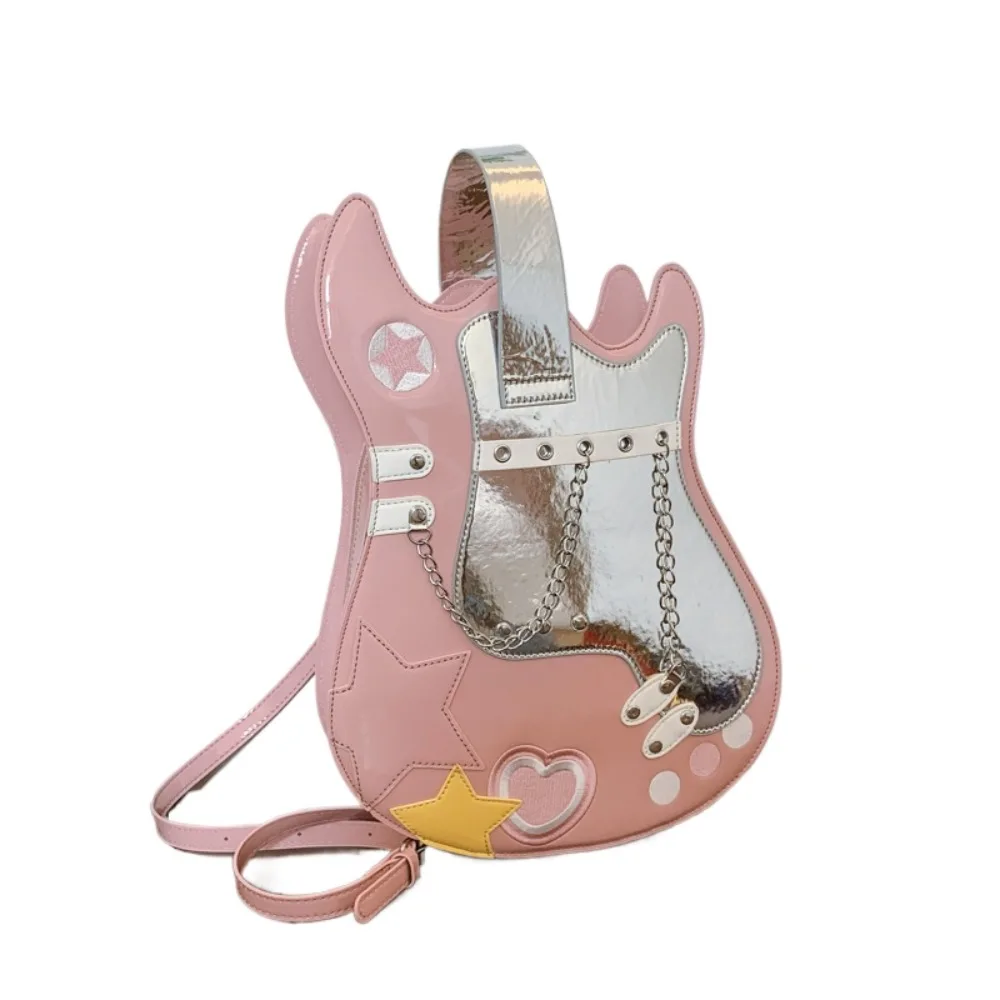 

2024 Popular New Guitar Shaped Personalized Creative Women's Bags Exquisite Fun Versatile Girls Popular Shoulder Commuter Bags