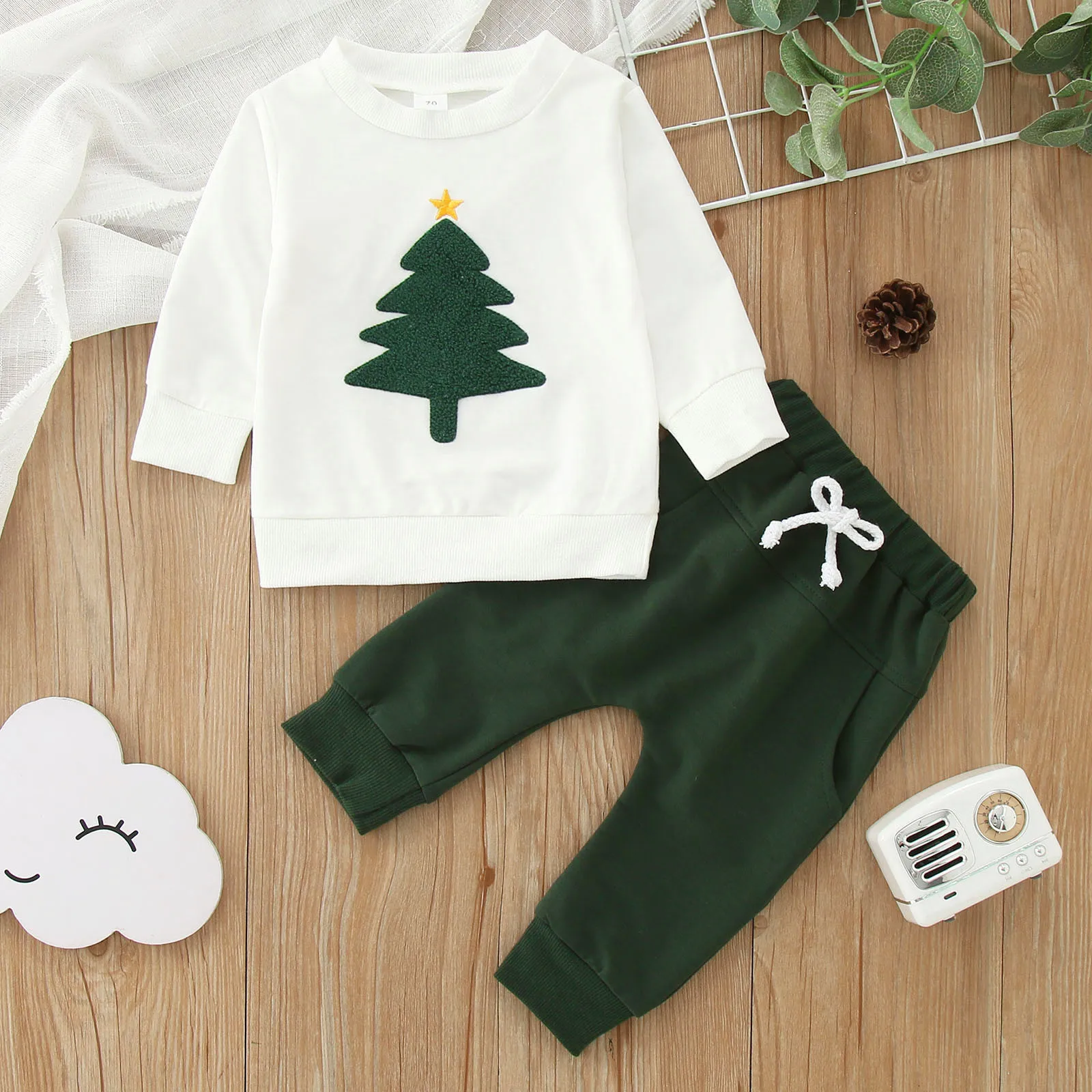 

Baby Wrap And Headband Set Newborn Infant Girls Christmas Long Sleeve Letter Prints Pullover Tops 3to6 Month Baby Girl Clothes
