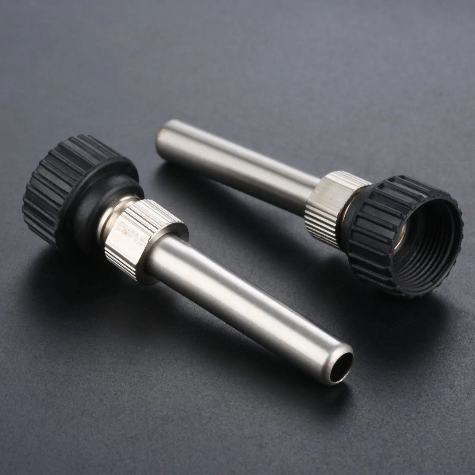 2pcs/set Soldering Station Iron Handle Tip Barrel fits for Hakko M907 936 907 937 93 High Temperature Resistant Sleeve Adapter