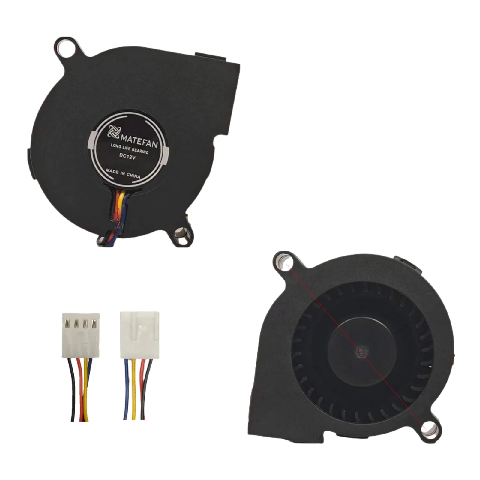 

Для SXDOOL 5025 Вентилятор 50x50x25 мм DC 12 В 0,15 А 4-контактный ШИМ 7000 об/мин/8600 об/мин Высокоскоростной турбовентилятор охлаждения для увлажнителя IPC