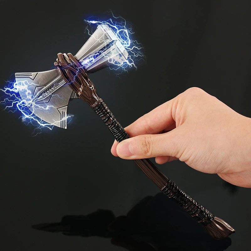 Thor martelo theavengers terake stormbreaker meninos anime jogo chaveiro mjolnir arma modelo katana samurai espadas presentes brinquedos meninos