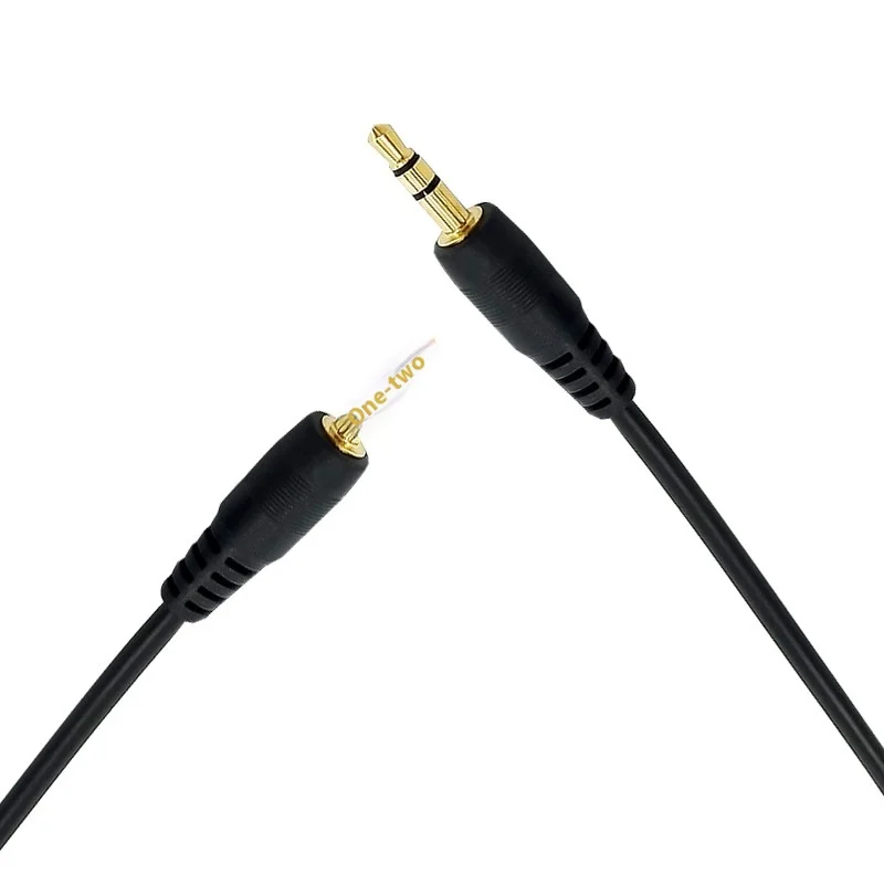 AUX001 1 metr zlacený čistý měď 3.5mm pánský na pánský audio zesilovač audio kabel AUX auto pár nahrávka kabel