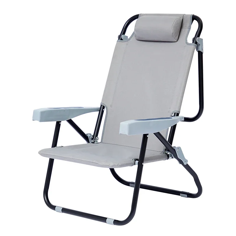 Wyj Folding Chair Lazy Recliner Bed Sleeping Dual-Use Armchair Midnight Sleeping Artifact Small Bed