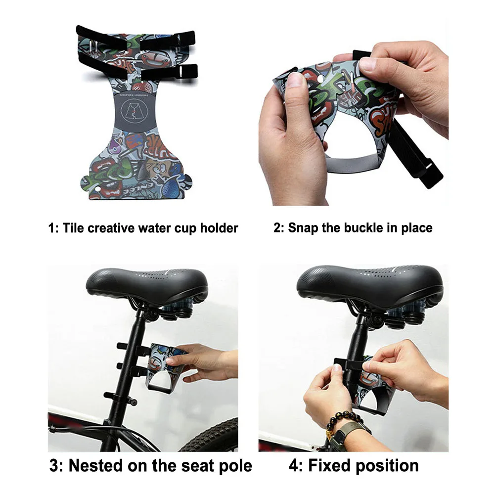 Bike Bicycle Water Bottle Holder Bottle Bracket Creative E-scooter Electric Scooter Folding Frame High Quality