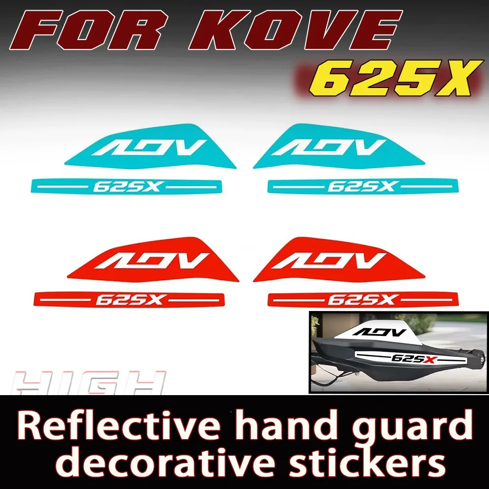For 2026 KOVE 625X X 625 Reflective Handguard Decals for kove 625x 625 x