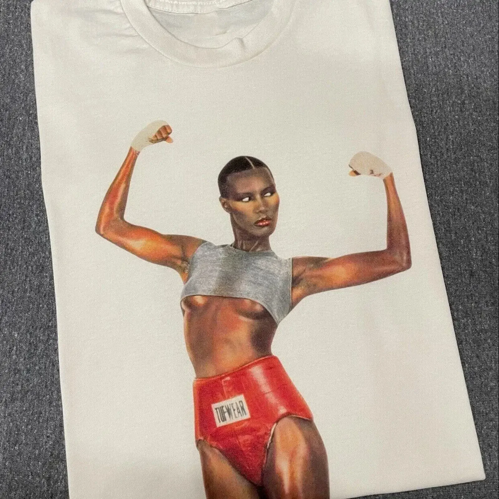 Grace Jones T Shirt Island Life Musik S 4XL Baumwolle vintage Washed Unisex Breathable fashion Soft Stylish