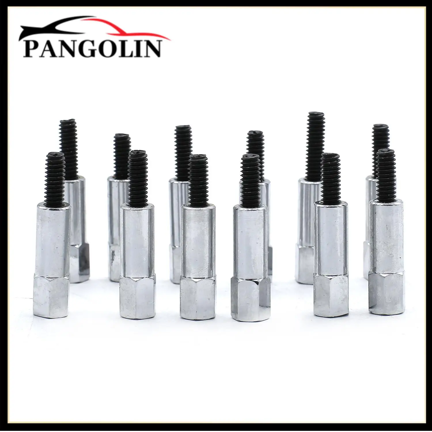 

12 pcs Chrome Valve Cover Bolt Set for Small Block Ford 260 289 302 351W Engines Nuts Bolts Automobiles Wear Part