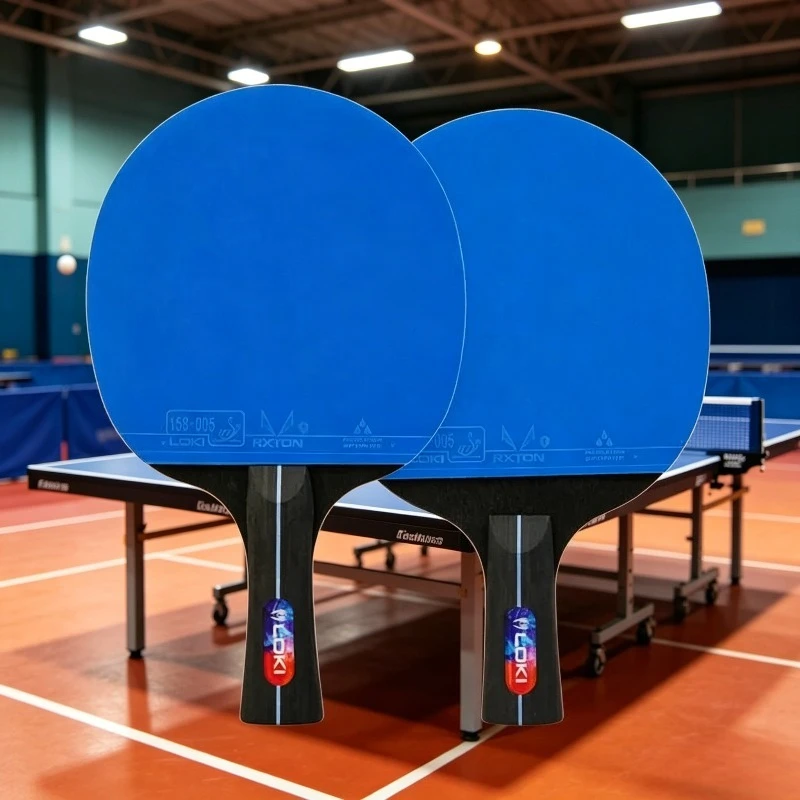 LOKI table tennis racket K5000 pairs beginner pure wooden board student exam table tennis racket set of
