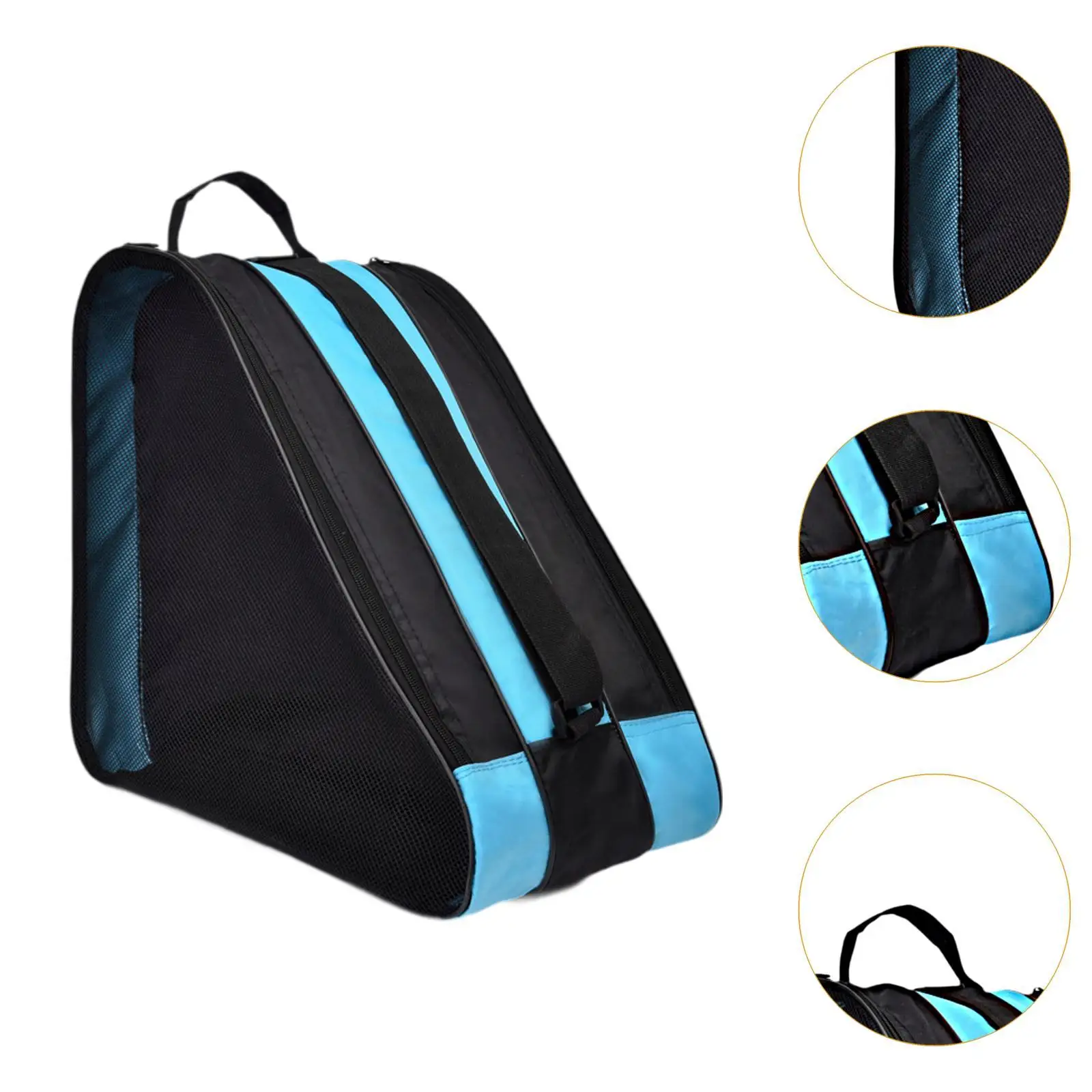 

Ice Skate Bag Breathable Mesh Roller Skate Carrying Bag for Adult Kids Skating Outdoor Sport and Gear