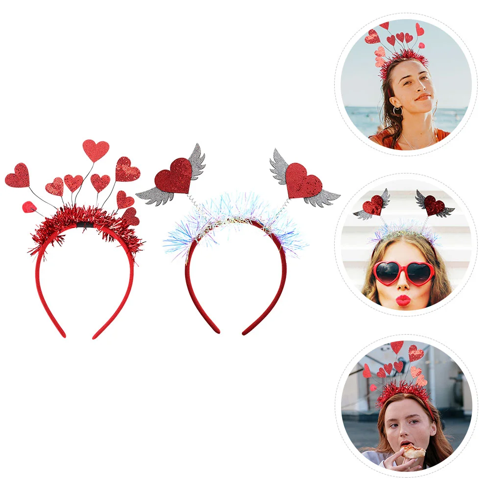 

Valentine's Day Headband Children's Girl Girls Love Halloween Hat Costume Costumes for Adults Headdress Hair Clothing Women's