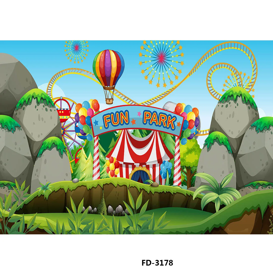 Cartoons Children Birthday Photography Backdrops Newborn Baby Portrait Photo Background Studio Photocalls Props   21519 HT-13