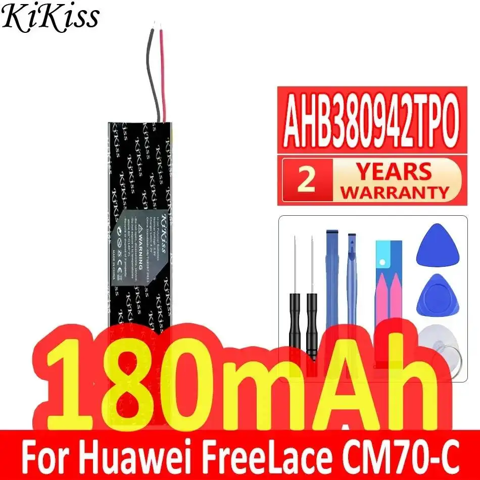 180mAh AHB380942TPO Wireless for Bluetooth Headphones Battery For Huawei Freelace Premium Replacement