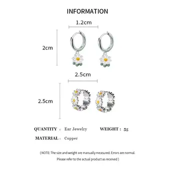 8 最佳銷售 雛菊耳環 - №1