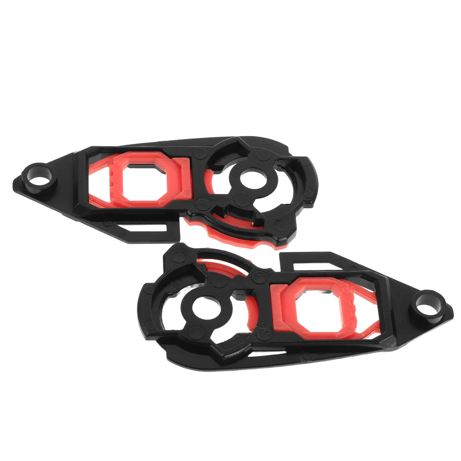 

2Pcs Base Visor Gear for Motorcycle Helmets High Precision Fit Quick Release Design Weather Resistant Motorcycle Visor