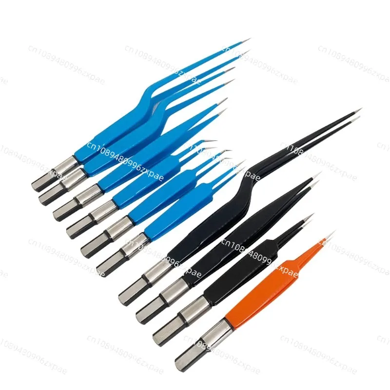 2023 V-LOCK non-stick Coagulation bipolar forceps straight  Compatible With Condenser for electrosurgical unit，Ophthalmic Surgic