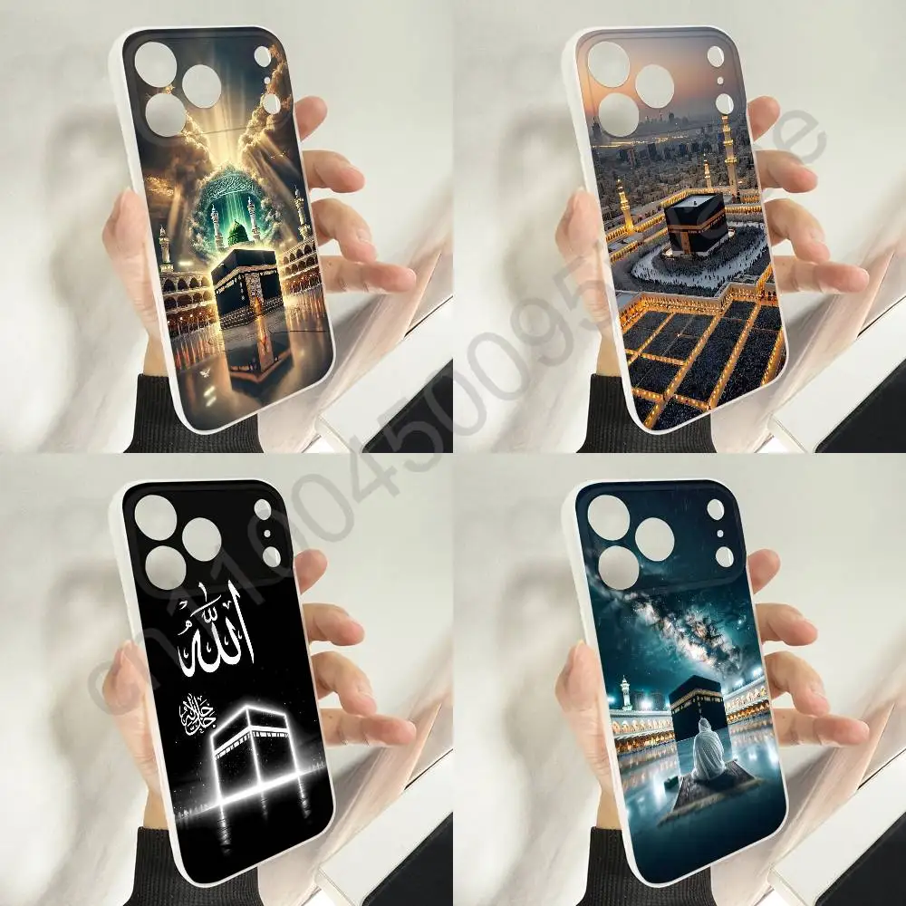 Чехол для телефона Arab Islamic Mecca Pilgrim для iPhone 11,16,15,14,13,17,12, Plus,E,Air,Mini,Pro,Max Wireless Charge Magnetic