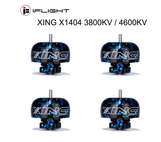 IFlight XING X1404 3800KV 4600KV 2-4s unibell Brushless motor 2mm titanium alloy shaft compatible 3inch propeller for FPV Drone