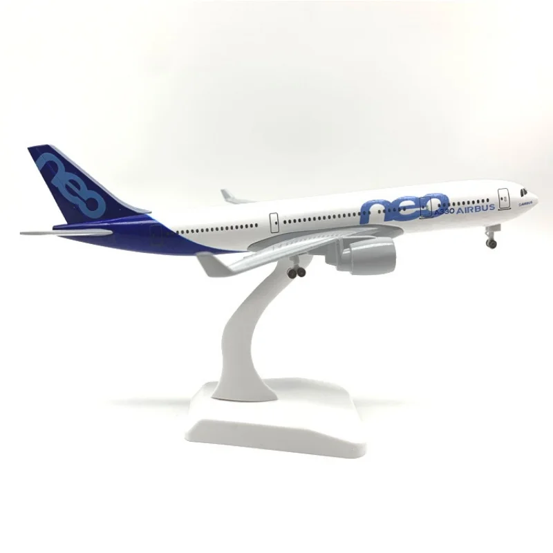 20cm neo protótipo a330 airbus 330 modelo de aeronave aérea liga de metal brinquedos com trem de pouso presente das crianças