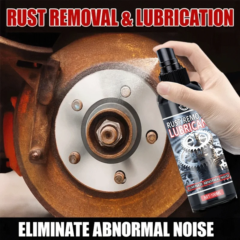 Heavy-Duty Metal Rust Remover And Lubricant Spray Brake & Chain Degreaser Friction-Reducing Formula for Automotive Use