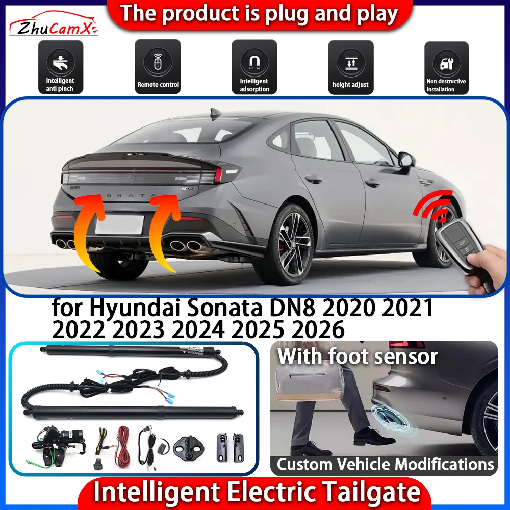 

Smart Powered Tailgate System for Hyundai Sonata DN8 2020 2021 2022 2023 2024 2025 Automatic Intelligent Trunk Lift Control Kit