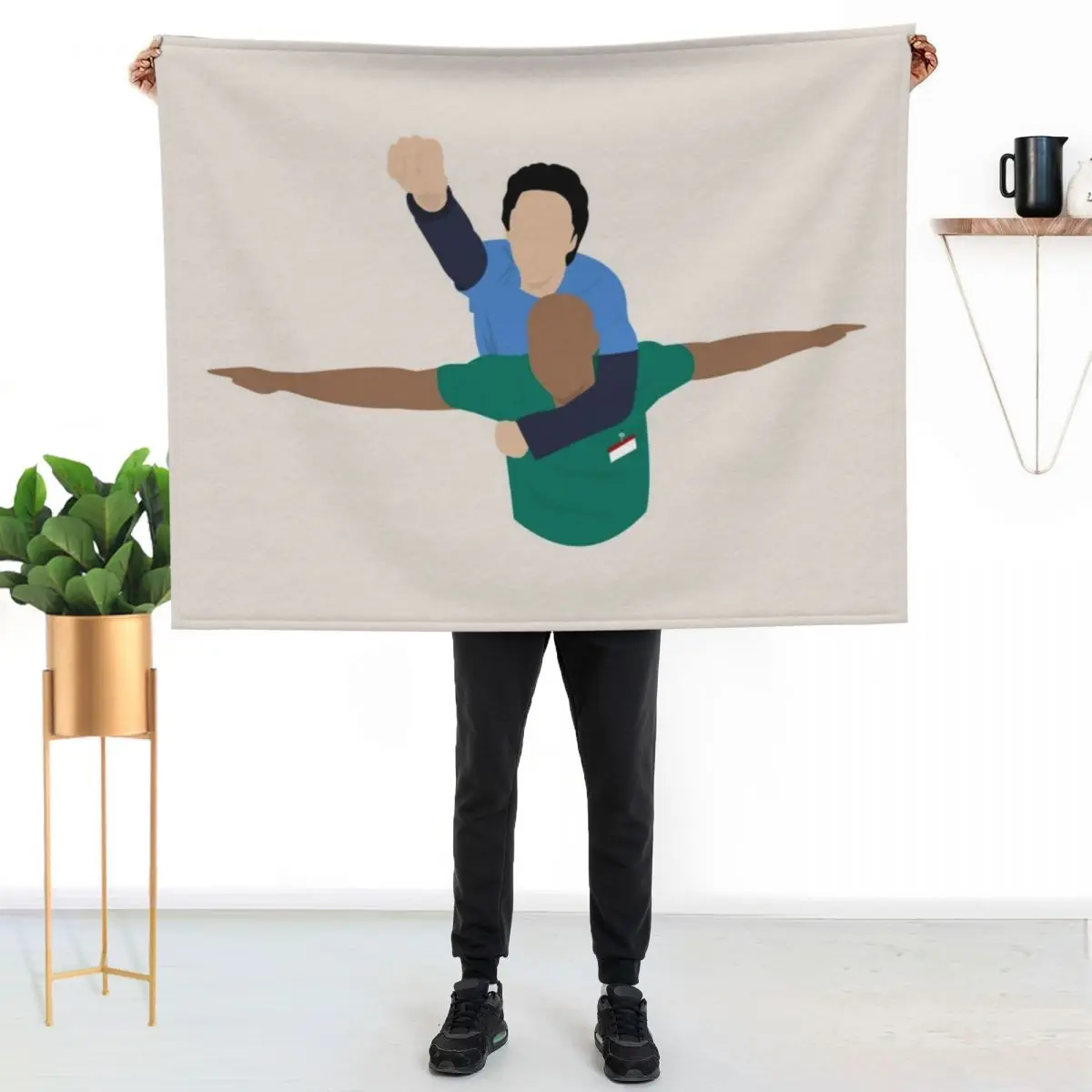 

Scrubs Eagle Throw Blanket Stylish Decor Blanket Gift for Friends Roommate