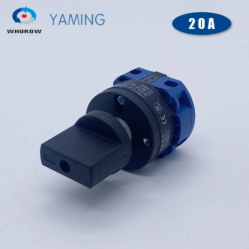 LW26-28 LW26-20/1 OFF-ON One Level 2 Position 4 Terminals Selector 20A 690V Changeover Rotary Cam Switch