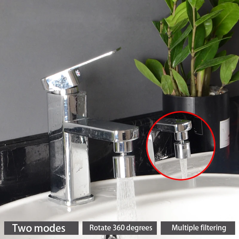 Pia da cozinha 360 ° girar filtro de purificação torneiras bubbler substituível elemento de filtro bacia lavagem de alta pressão ferramenta de poupança de água
