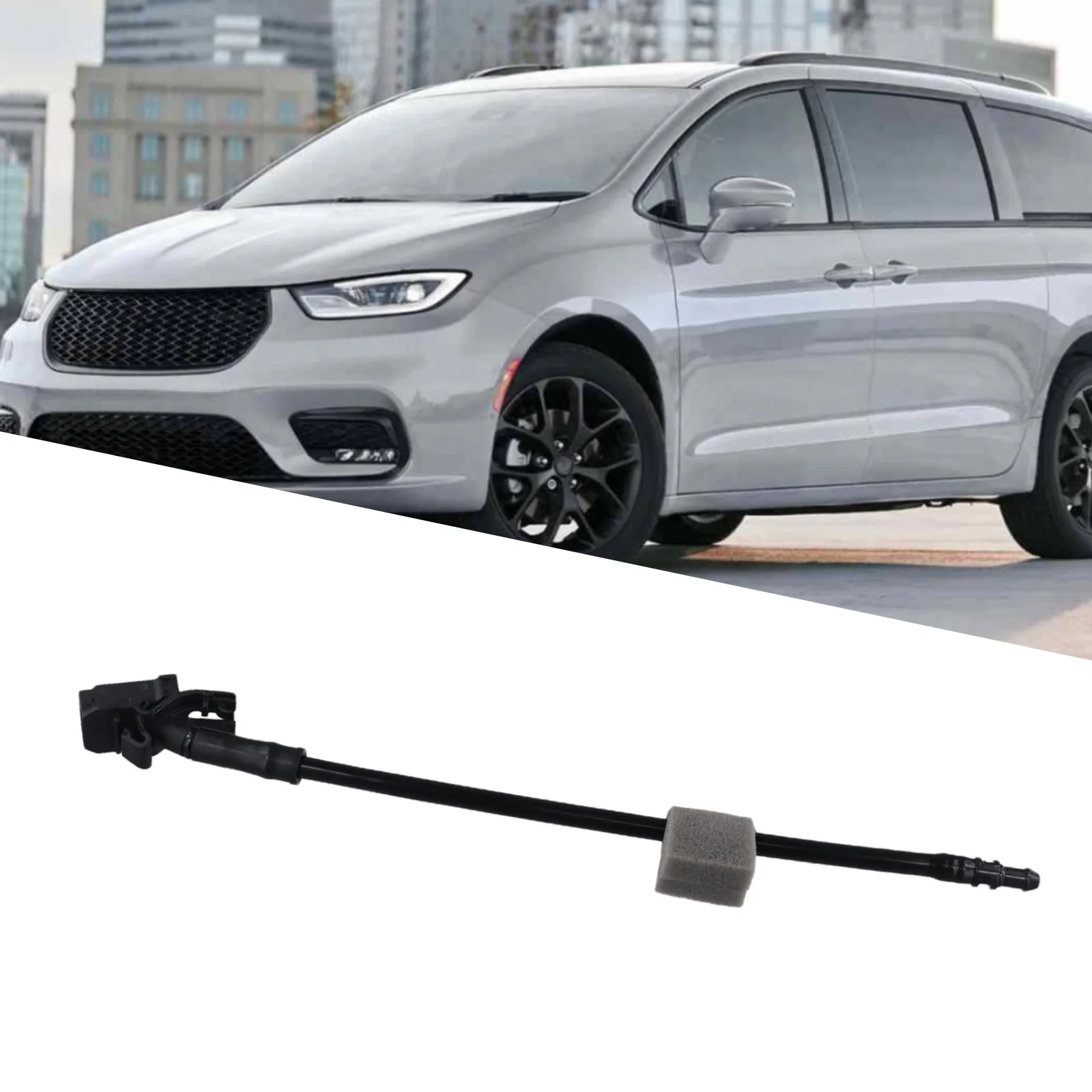 استبدال السيارات كما هو موضح فوهة غسالة الزجاج الأمامي وضع السيارة انحراف القياس اليدوي لا البلاستيك 2017-2021 #6