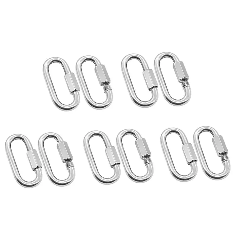 

Быстросъемные соединители AFOURT для цепей, 3,5 дюйма, для гамаков, кемпинга, качелей, путешествий на природе