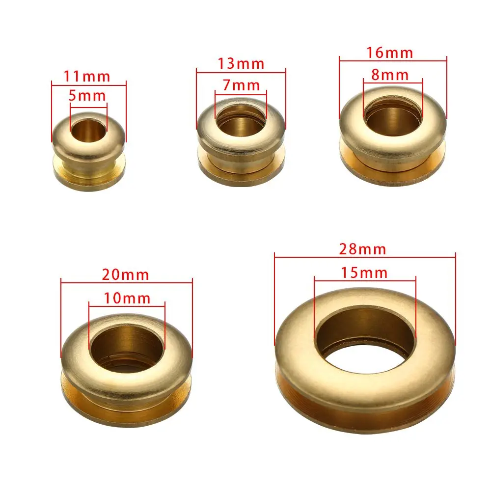 1SET Durable Brass Eyelets With Washer Grommets Leather Craft Accessories for Bag Garment Shoe Clothes Jeans DIY Decoration