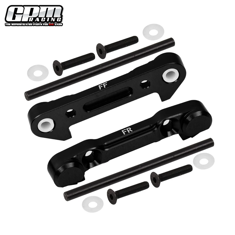 Suporte de suspensão dianteira GPM 7075Alu para 1/10 Lasernut Tenacity Ultra 4/Tenacity DB LOS03027V2 LOSI