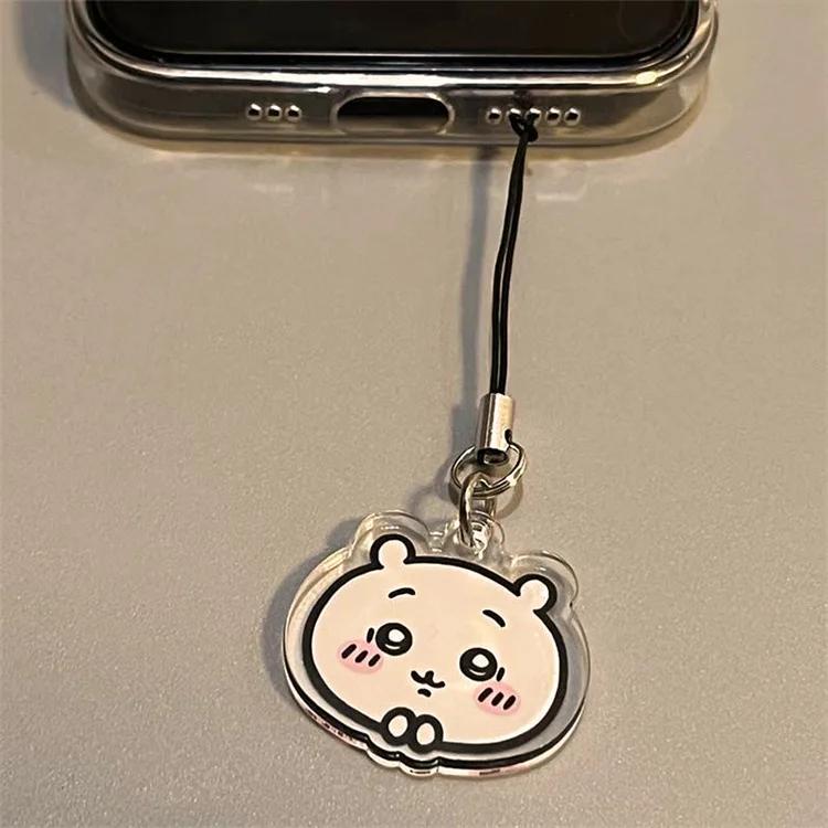 Cartoon Cute Style jiyi Mobile Phone Chain Acrylic Mobile Phone Chain Pendant Hachiware Usagi Pendant Lanyard Pendant Gift view 6