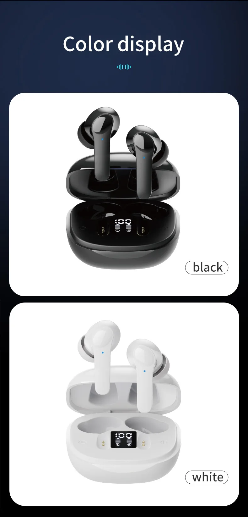 AI Bluetooth Audio Translator Earphone  Intercom Interperter 150 Kind Language Smart Real Time Translate For Business Travel