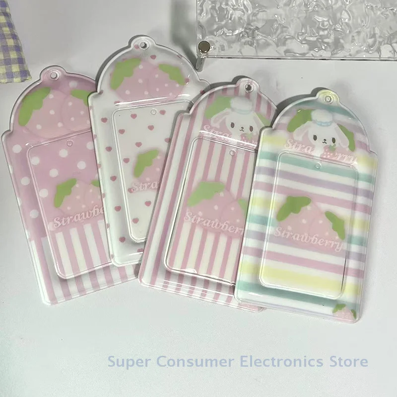 1-Pack 3-Inch Cute PVC Photo Card Holder – Fits Credit, ID, and K-Pop Cards