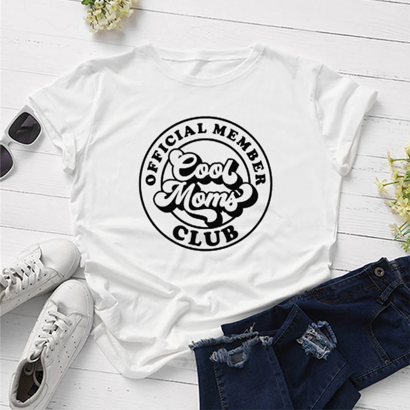 Mom Shirts  Mama TShirt  Mother Gifts  Official Member Cool Moms Club Shirt  Funny Tee  shirts for women  y2k aesthetic