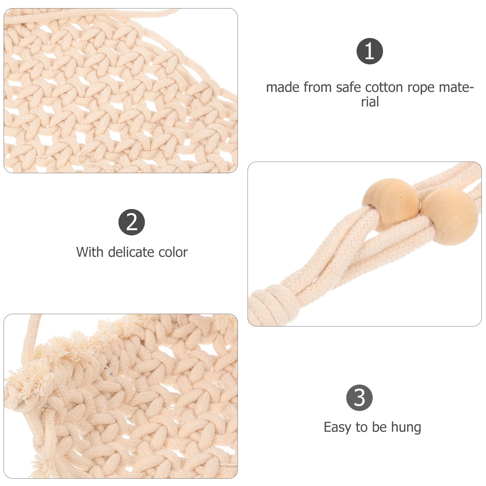 

Flower Net Bag Macrame Plant Hanger Hanging Planter Basket Rope Pot Holder Indoor Garden Decor Woven Plant Hangers