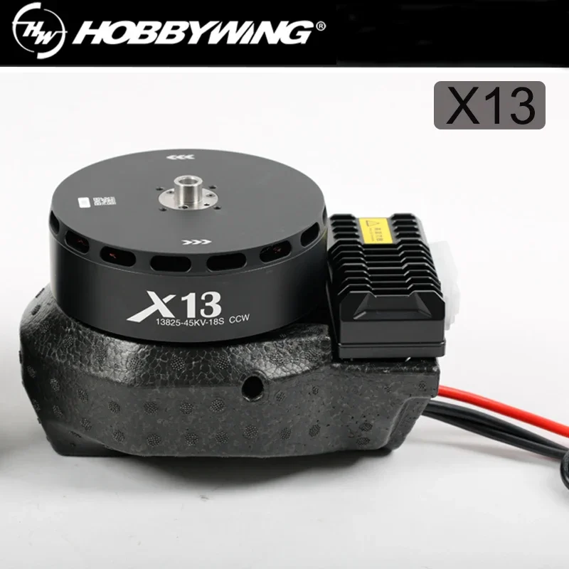 Hobbywing X13 Highly Torque Drone Thrust System 18S FOC ESC DC Motor Hobbywing X13 with 5620 Propeller combo CAN PWM