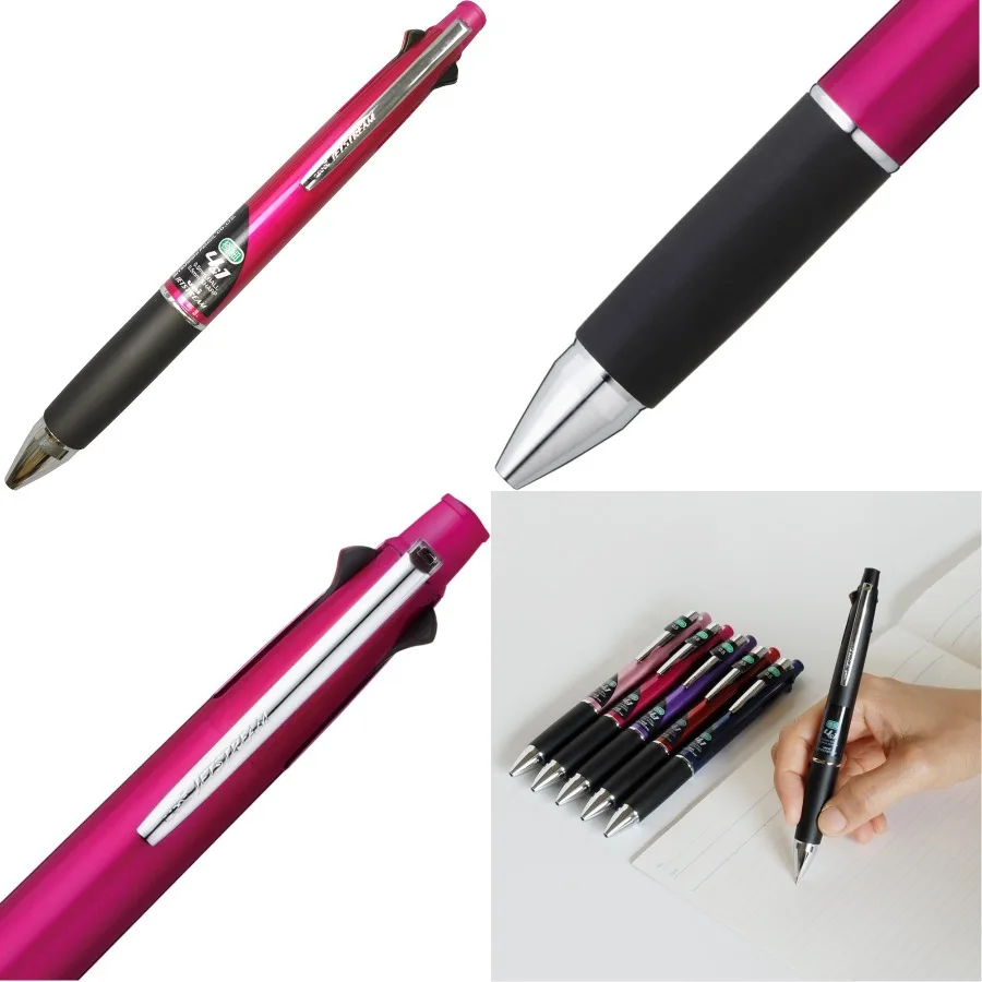 

Шариковая ручка Uni Jetstream, 0,5 мм, карандаш 0,5 мм с розовым корпусом для точного письма и рисования в офисной школе.